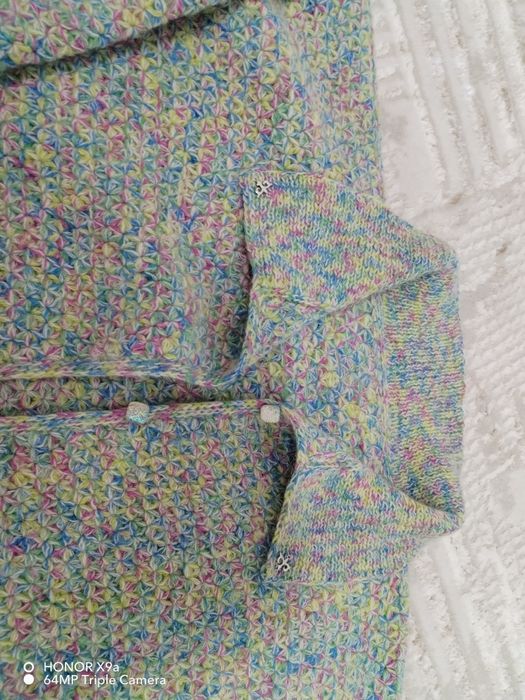 Продам кардиган ручной вязки. Крючком