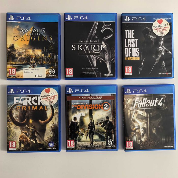 Игри За PS4 Assassin's Creed, Skyrim, Fallout, The Last Of Us, Farcry