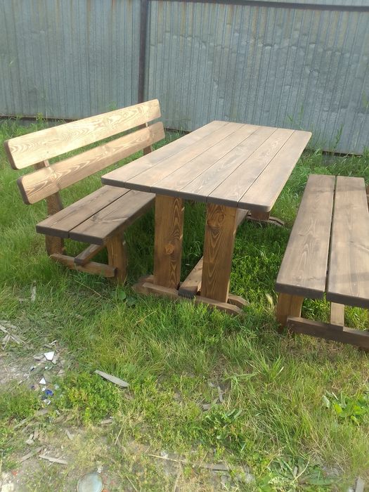 Садовая мебель из массива