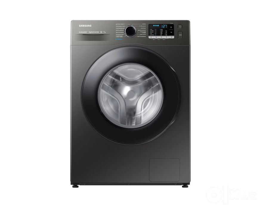 Стиральная машина SAMSUNG Ecobubble Инокс 7 кг WW70AGAS22AXLD