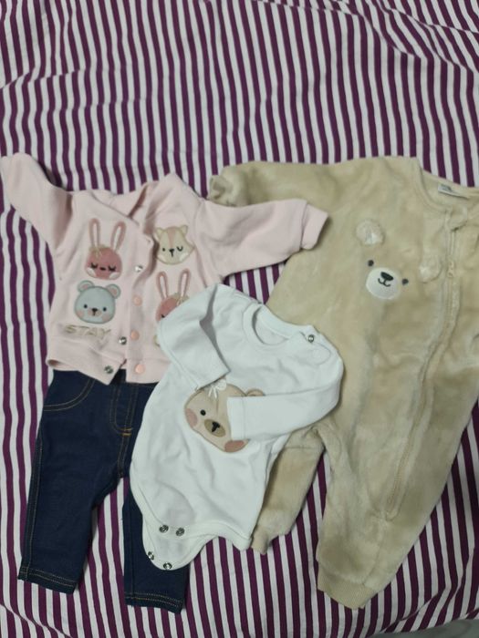 Голям лот бебешки дрхи за момиче 0-3