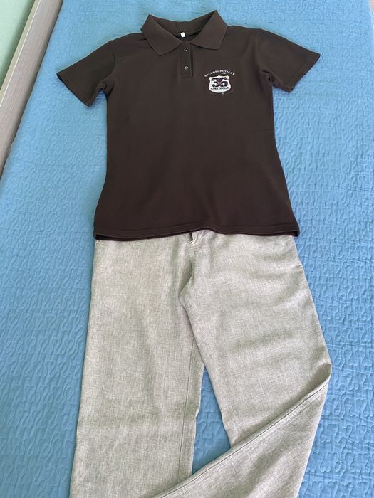 Брюки из льна. 12-13 лет