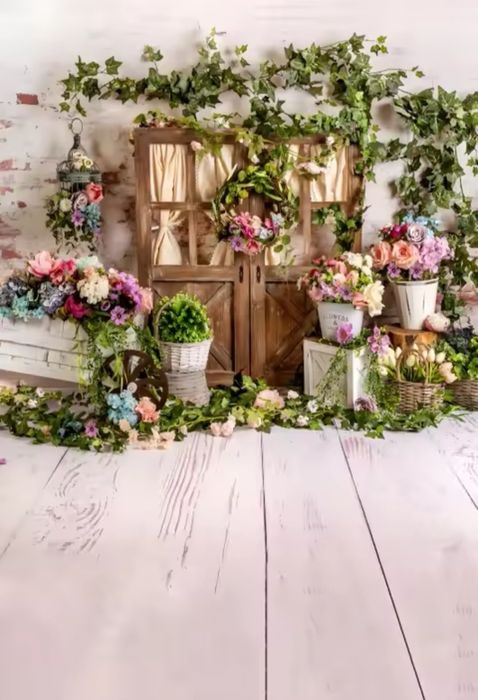 Fundal Foto Craciun Paște Primavara 8 Martie Poliester 200x300 Decor