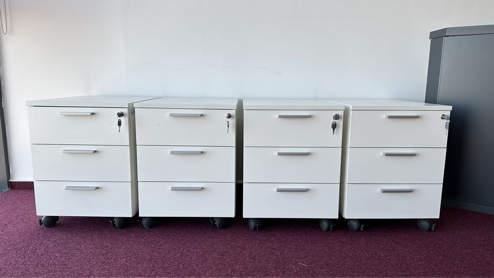 Casetiera 3 sertare cu cheie DVO Italy