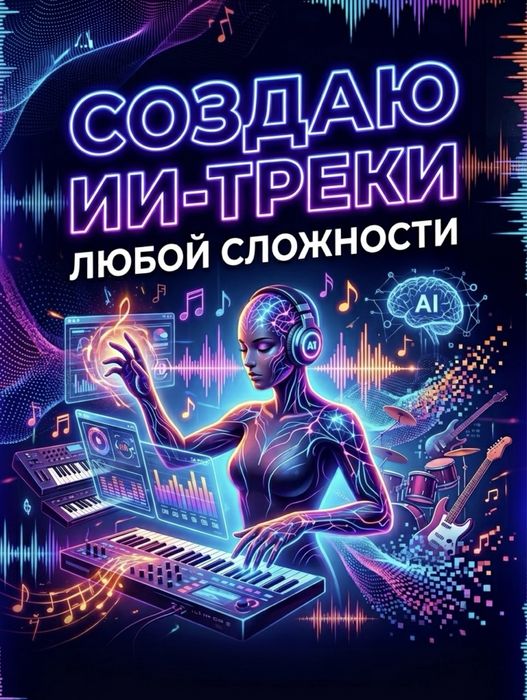 ИИ песни на заказ: поздравления, шутки, любовь