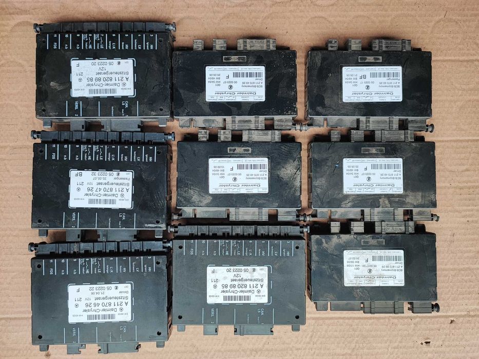 Модули управление на седалки от Мерцедес