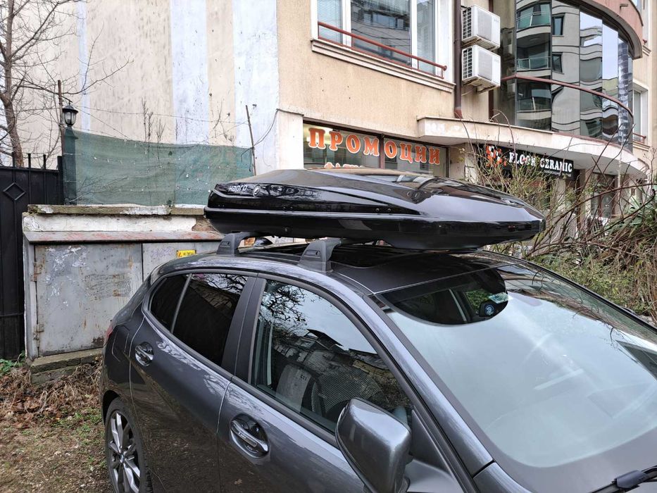 Багажник Автобокс Hapro Zenith Черен Металик (под наем или продажба]