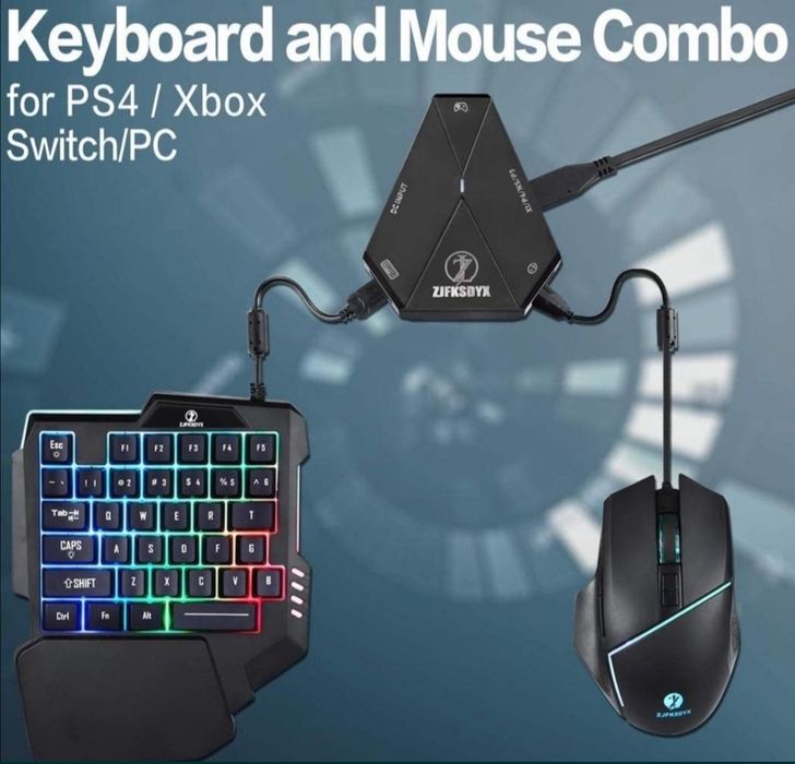 Tastatura și mouse iluminate nou sigilate