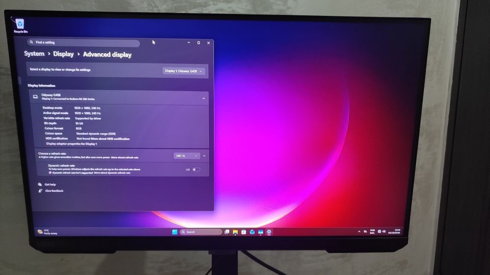 Monitor Gaming 240Hz Samsung Odyssey G4
