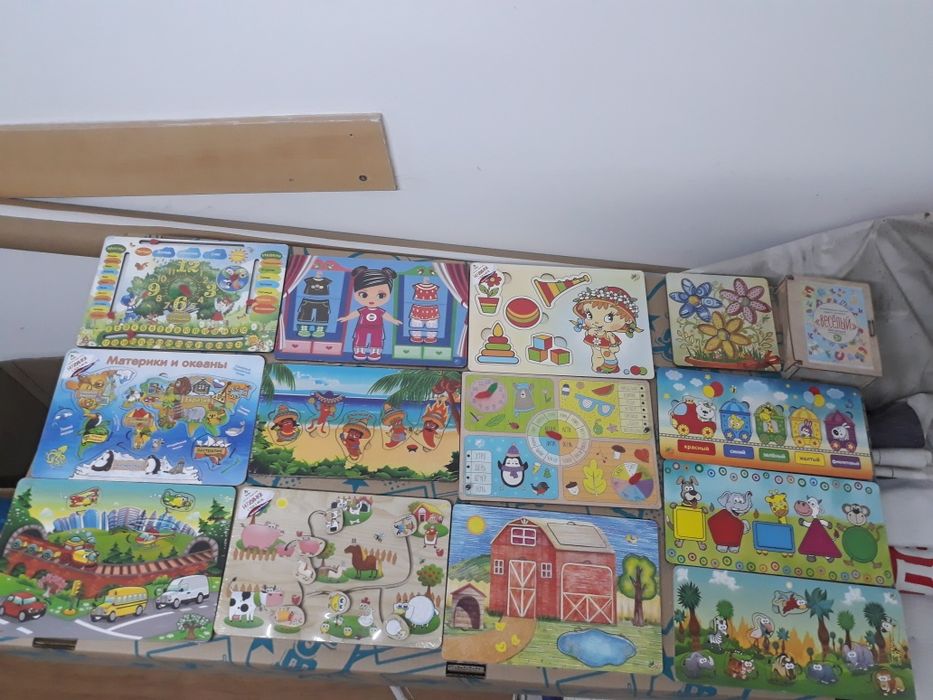 Продам деревянные развивающие игрушки
