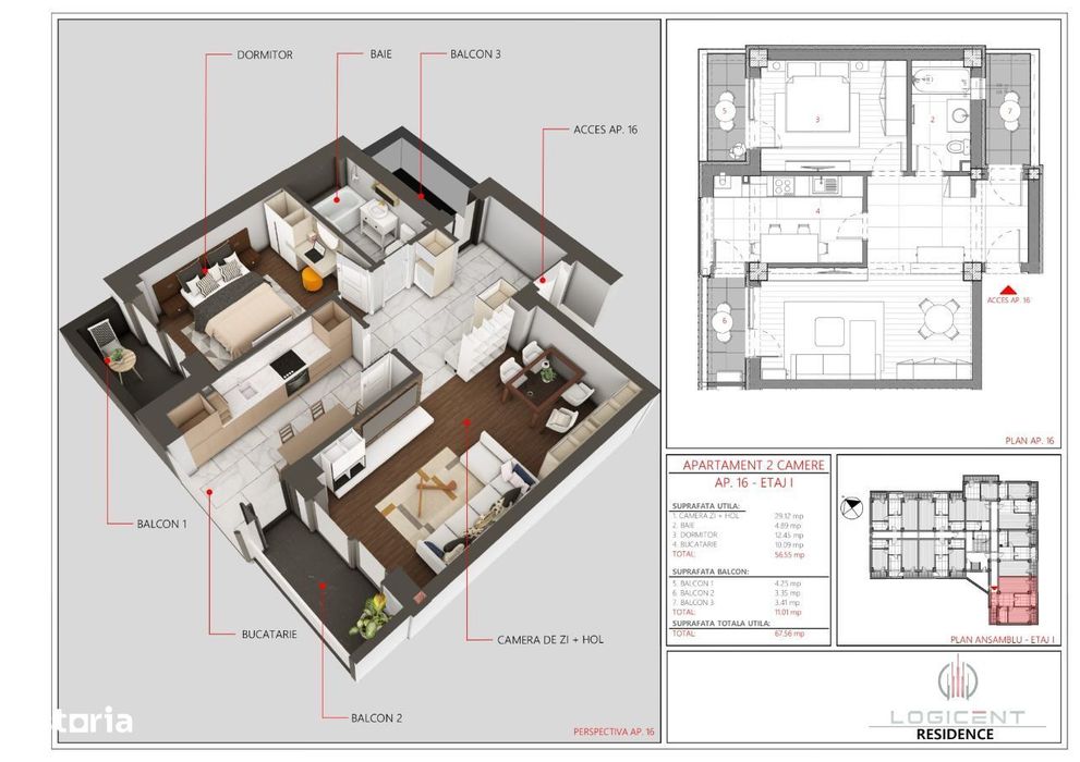 Vindem Apartamente FINALIZATE  cu 2 camere  sau 3 camere in bloc nou