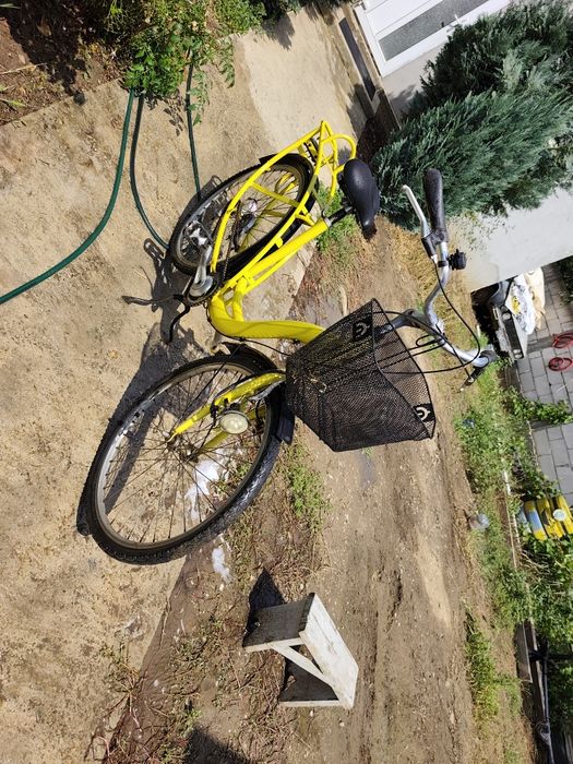 Bicicleta pegas cu frana pe tambur