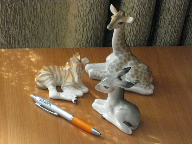 Зебра ЛФЗ фарфор ЛФЗ статуэтка в коллекцию.