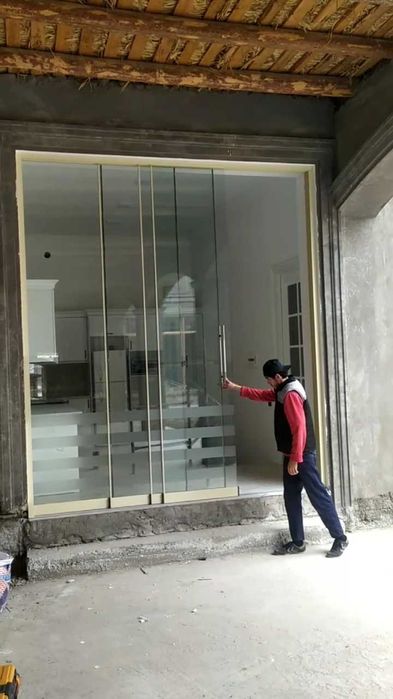 Akfa,JPI,Душ кабинки,Стекло витражи,Раздвижные двери,(коленные стекло ...