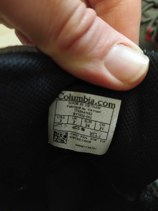 детски ботуши размер 34 апрески Колумбия Columbia