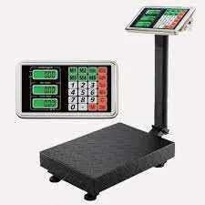 Чисто нов Платформен Електронен кантар везна Кантар от 100кг.- 1тон