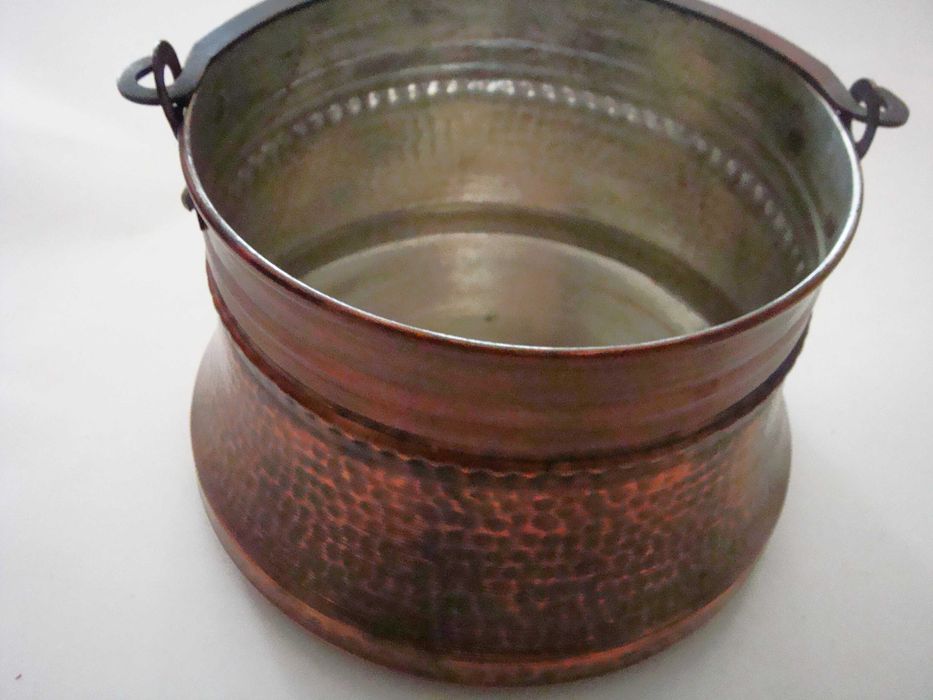 Медно,калайдисано котле от 80-те години на 20-ти век