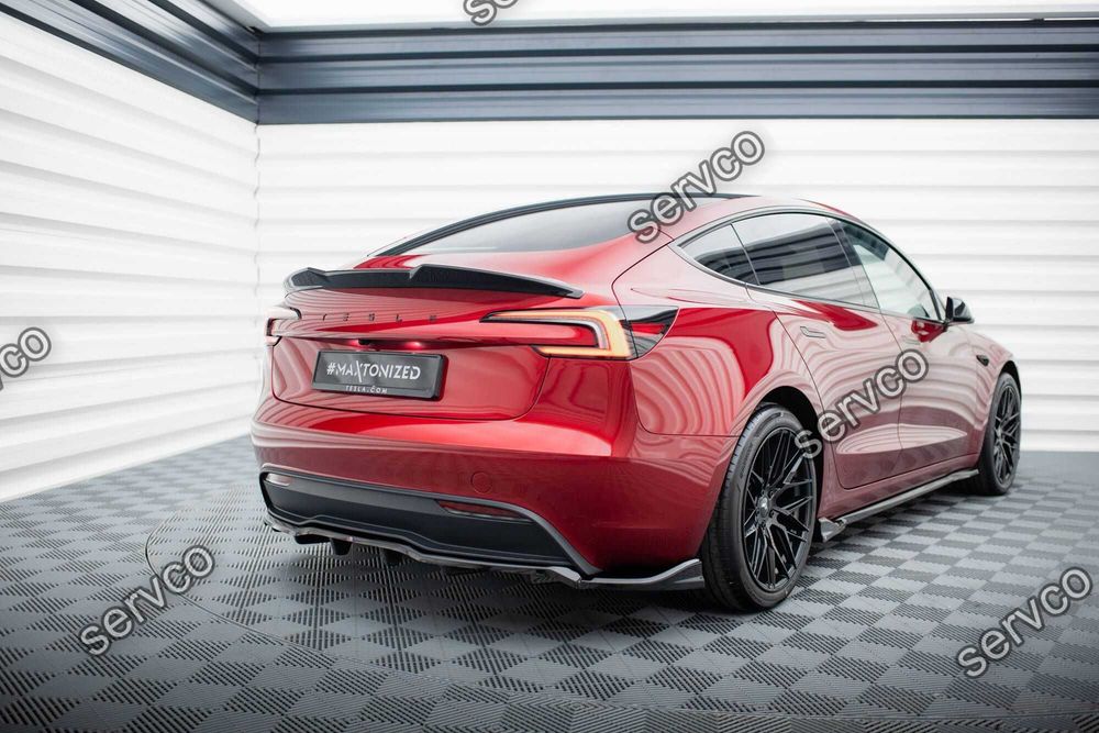 Eleron spoiler cap Tesla Model 3 2017- v4 - Maxton Design