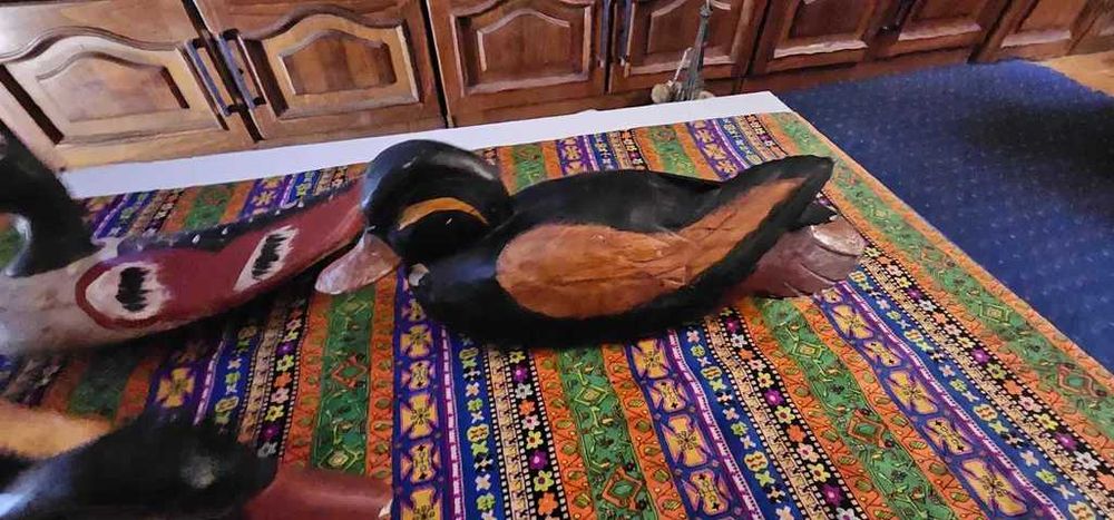 decoy momeala atrape rate din lemn vanatoare