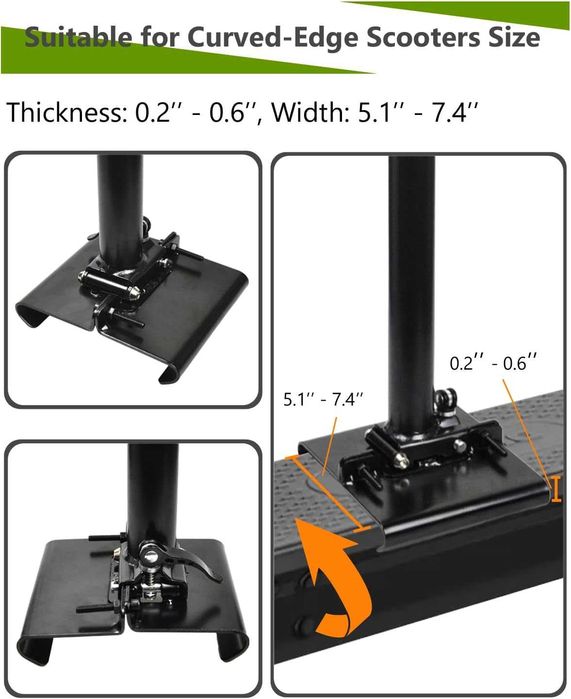 Scaun Trotineta Electrica KALLAK Universal Reglabil Sezut Moale cu Suspensie Compatibil Segway Ninebot Max G30P Gotrax GXL V2 Pliabil Negru