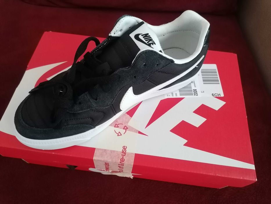 Nike NSW Tiempo Trainer – Adidași bărbați | pantof sport stil tenis fotbal | confort zilnic | sneakers negru original nou -Incaltaminte Marime 40