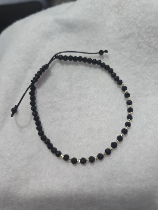 Bratari HANDMADE cu bilute de aur 14k