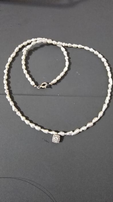 Perle de cultura cu argint placat cu aur