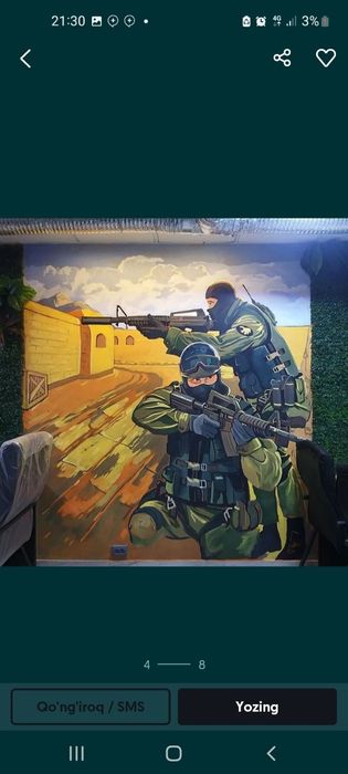 rassom Художник devorlarga rasim chizamiz