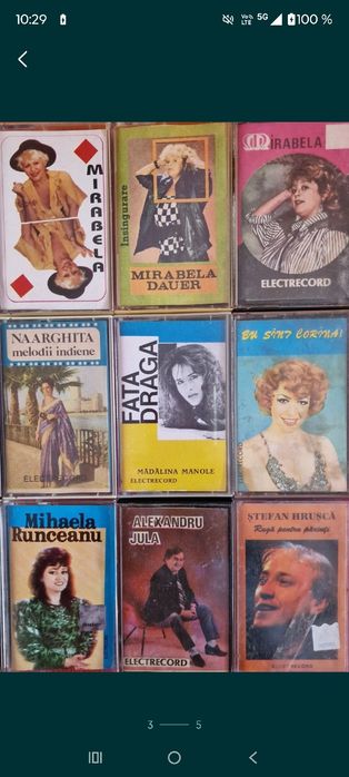 Casete Muzica ușoară ELECTRECORD (20 BUCATI)