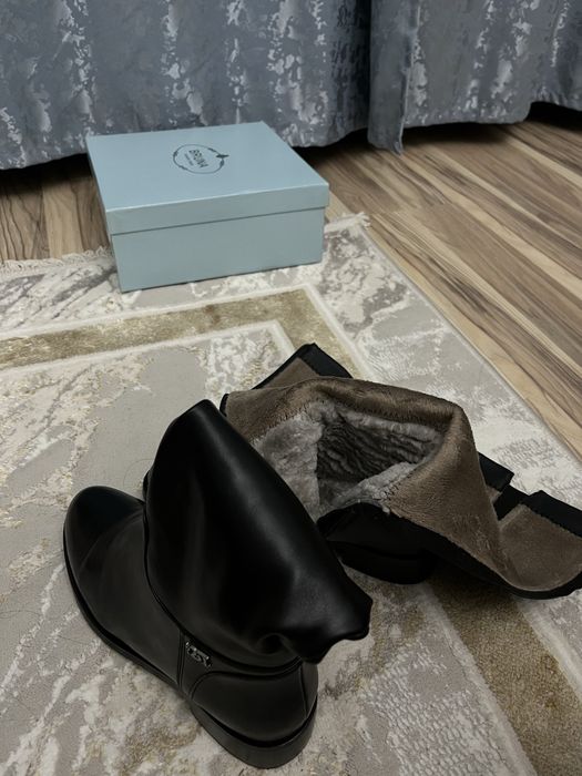 Сапоги теплые из шерсти