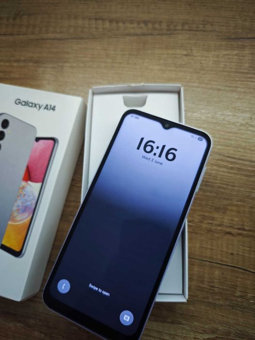 Samsung Galaxy A14 Silver – перфектно състояние, нов – 90€