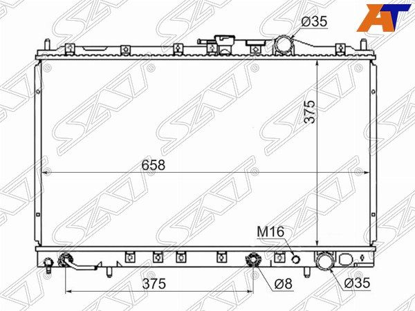 Радиатор Mitsubishi Chariot