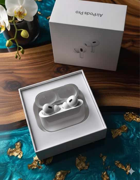 Безжични слушалки Apple - AirPods Pro 2nd Gen USB-C, TWS, ANC, бели