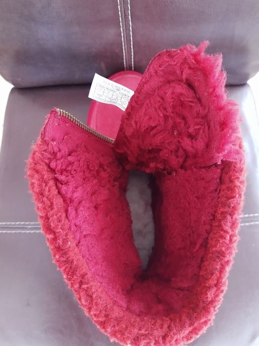 Дамски зимни боти(апрески) ugg Koolaburra 38# естествен велур и вълна