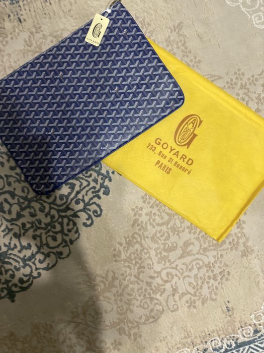 Клатч Goyard темно синий