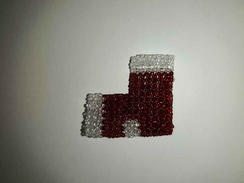 Игрушка на ёлку носочек