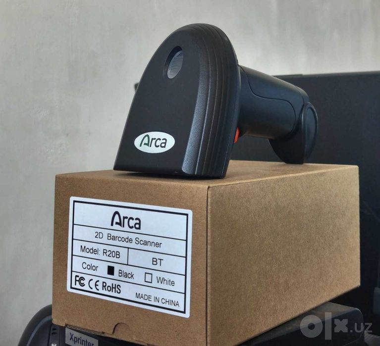 ARCA ОПТОМ 2D simsiz skaneri Bluetooth bilan 2D беспроводной скан