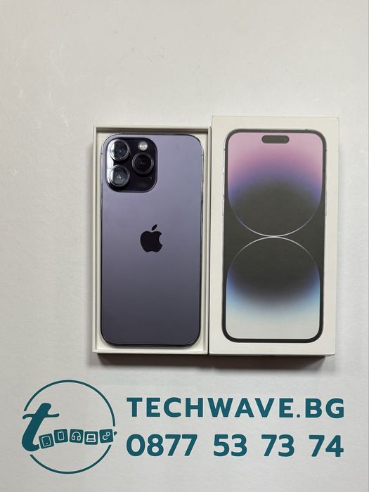 #Apple iPhone 14 Pro Max 128GB Deep Purple , втора употреба