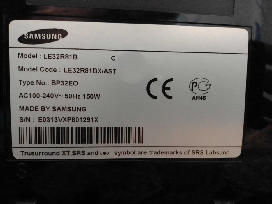 Телевизор Samsung LE32R81B на запчасти