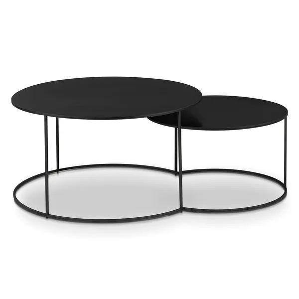 Masuta living metal negru Pro Living Grayson GRAY TBGIG115