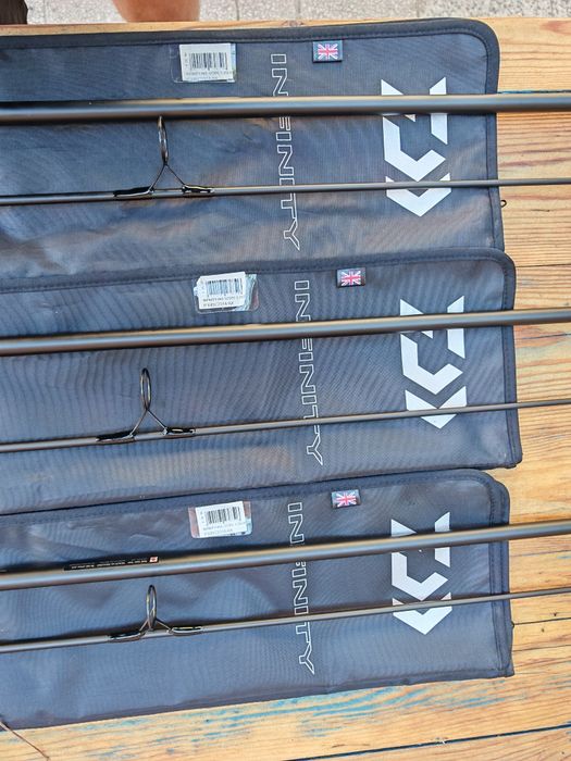 3 броя Daiwa Infinity X45 3.66m 3.25lbs