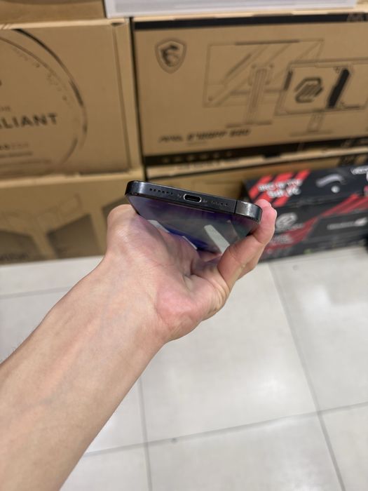 Iphone 15promax 256gb black karobkali