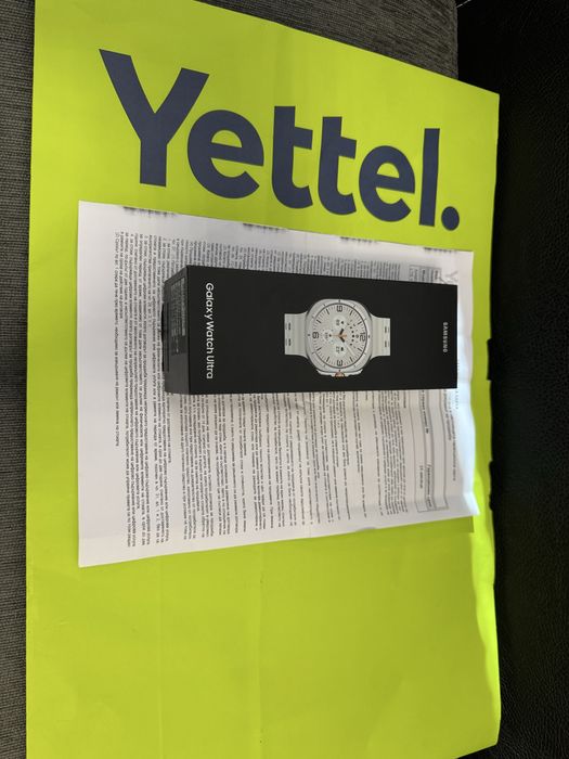 НОВ 47mm Samsung watch 8 Ultra LTE Yettel Гаранция 2027 Titanium White