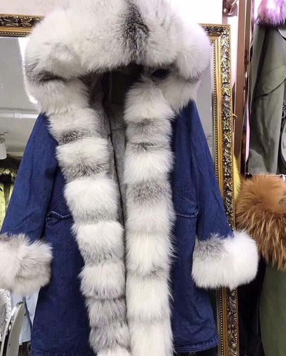 Geaca Parka/blana naturală 100% orice culoare,orice mărime disponibila