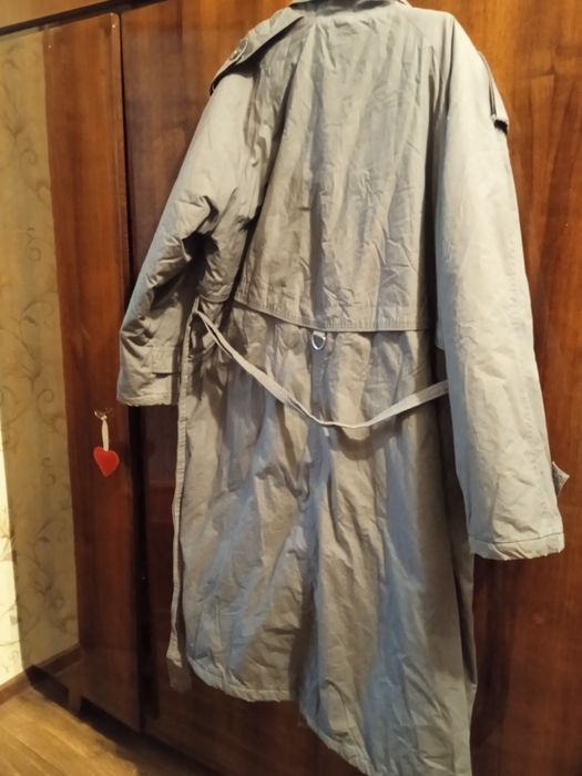 Плащ - пуховик  мужской