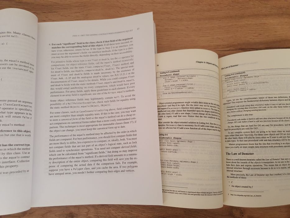 Effective Java & Clean code