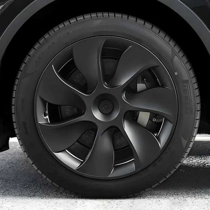 19″ Тасове + Капачки с Лого за Tesla Model Y 4 Модела Тесла Модел У