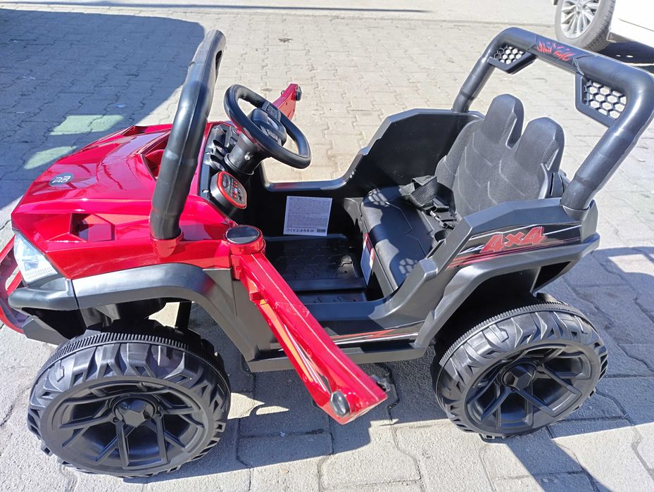 TEXAS акумулаторен джип FAST UTV червен