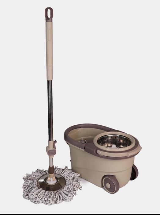 Швабра с ведром и с автоматическим отжимом
