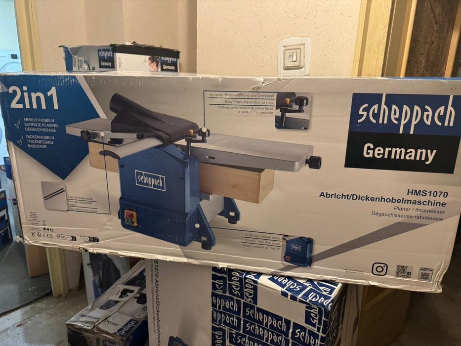 Masina de Rindeluit si degrosat Scheppach